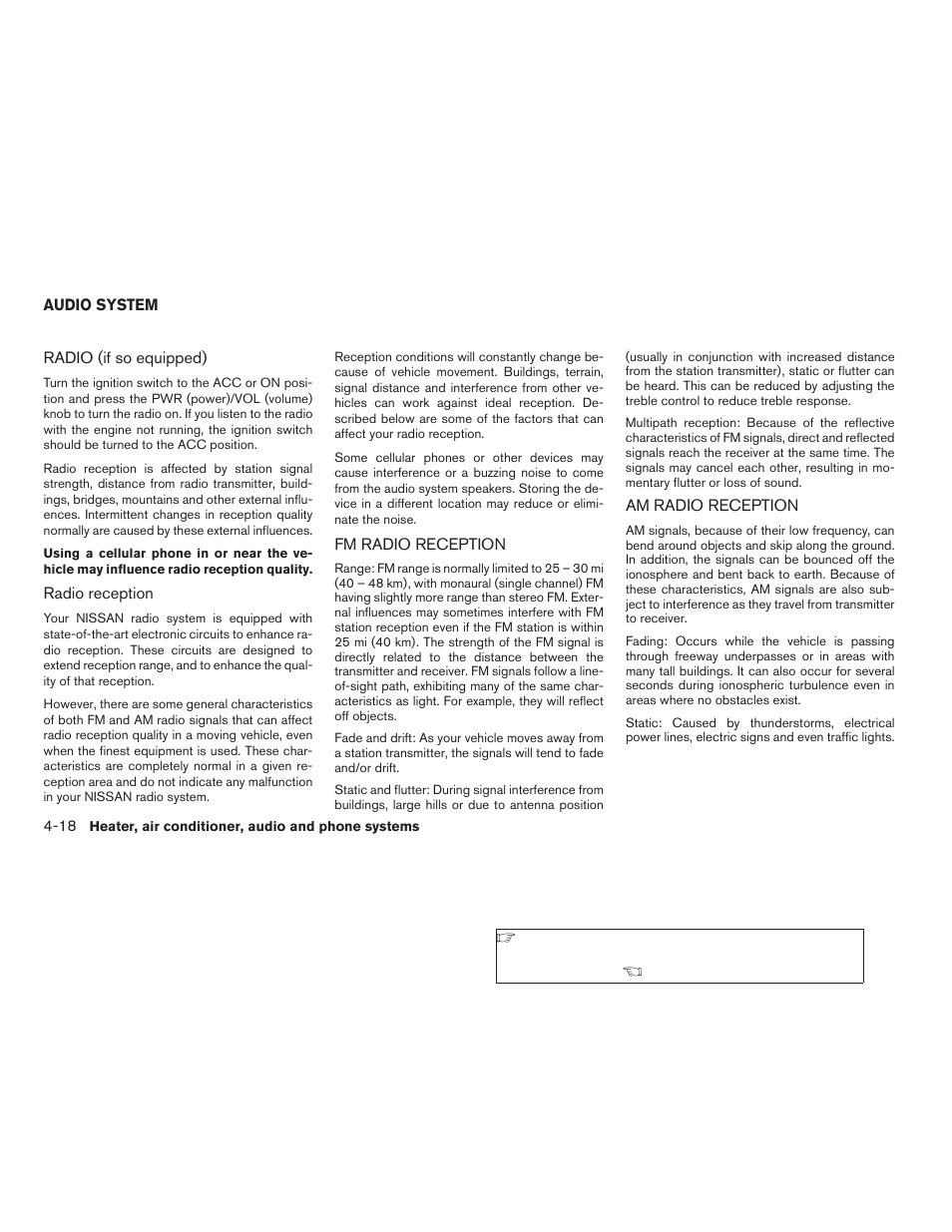 Audio system -18 | NISSAN 2009 Frontier User Manual | Page 178 / 366
