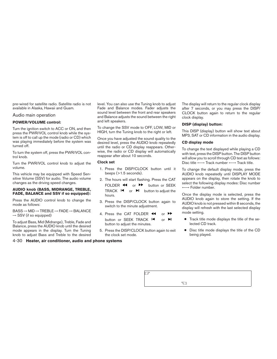NISSAN 2009 Frontier User Manual | Page 190 / 366
