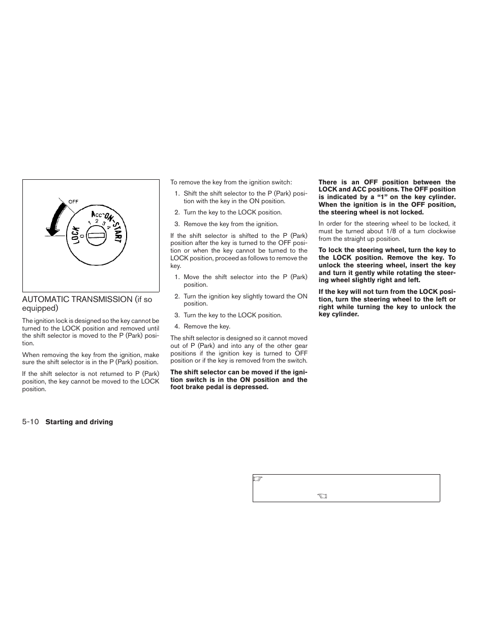 Automatic transmission (if so equipped) -10 | NISSAN 2009 Frontier User Manual | Page 222 / 366