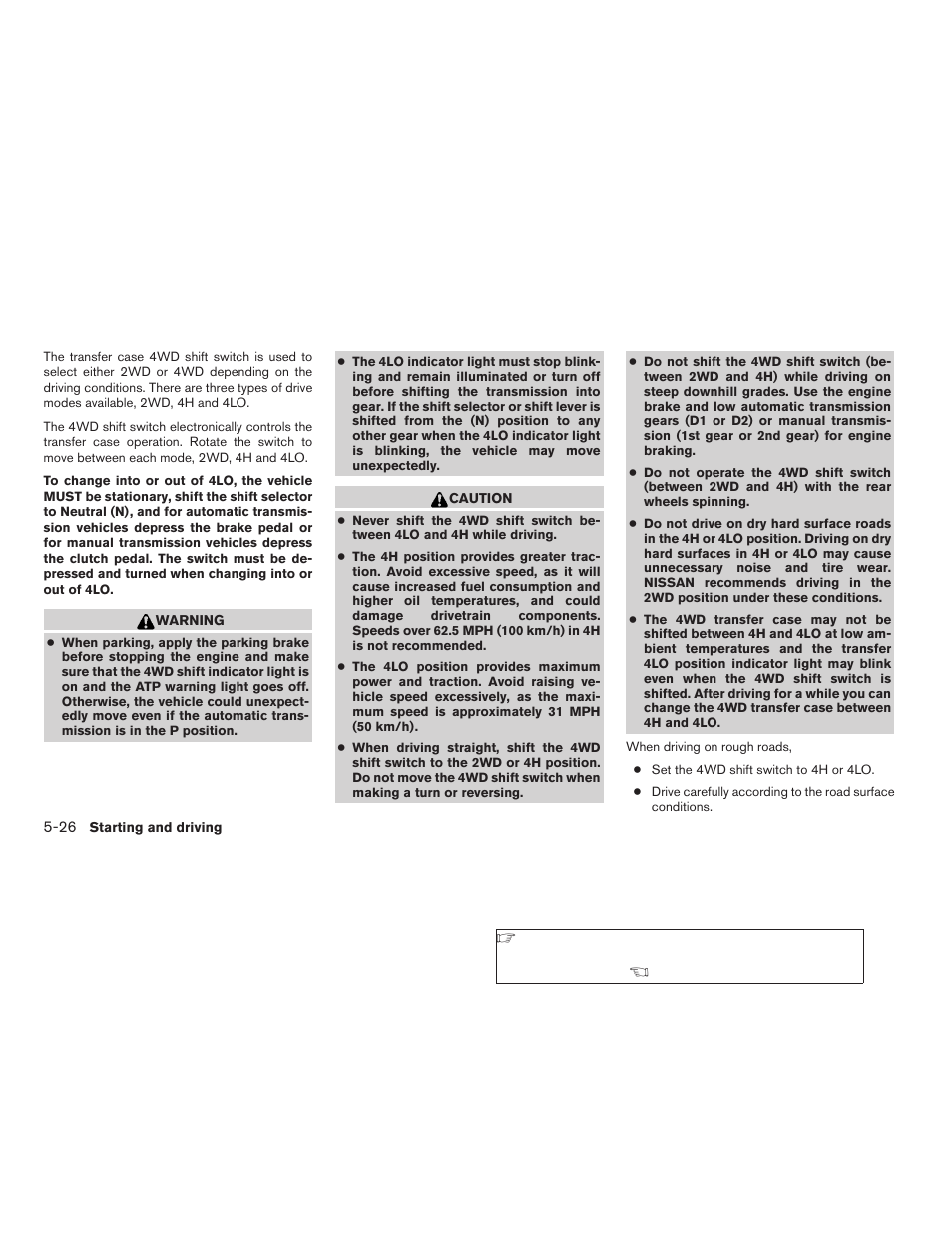 NISSAN 2009 Frontier User Manual | Page 238 / 366