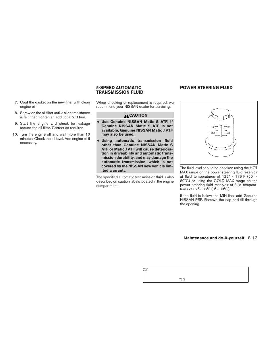 NISSAN 2009 Frontier User Manual | Page 287 / 366