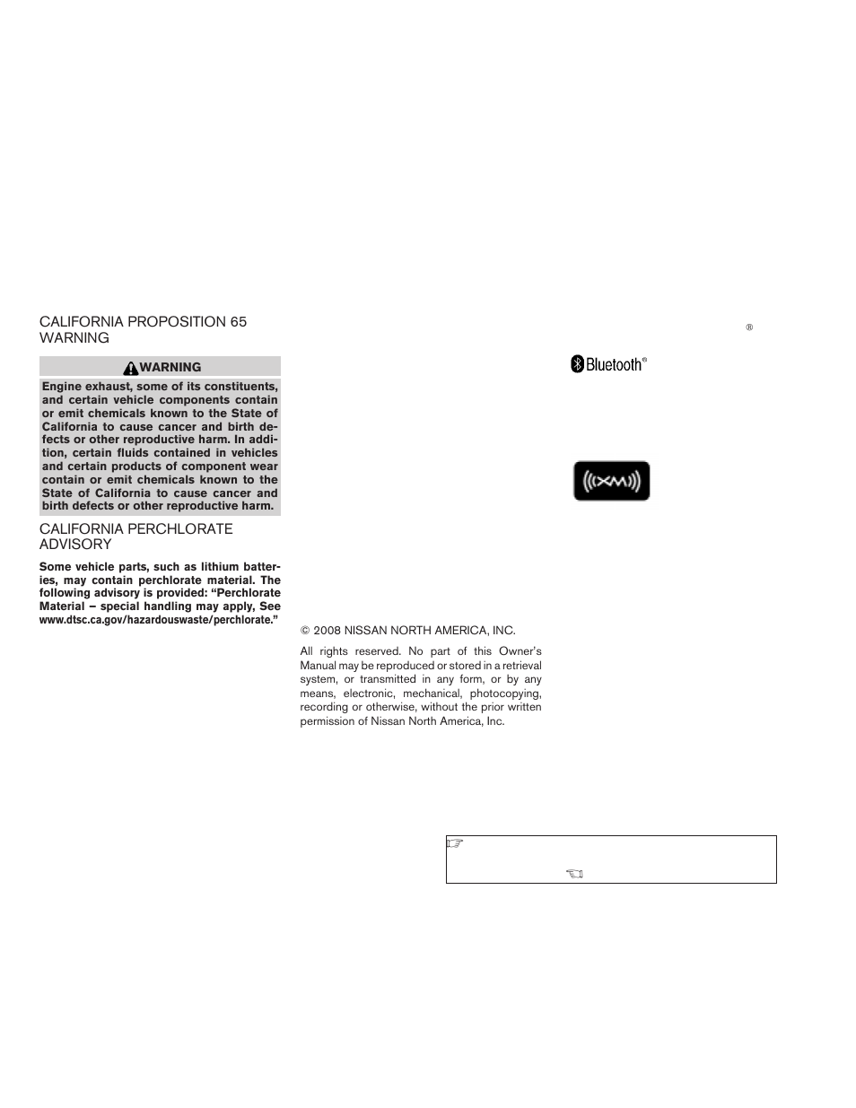 NISSAN 2009 Frontier User Manual | Page 3 / 366
