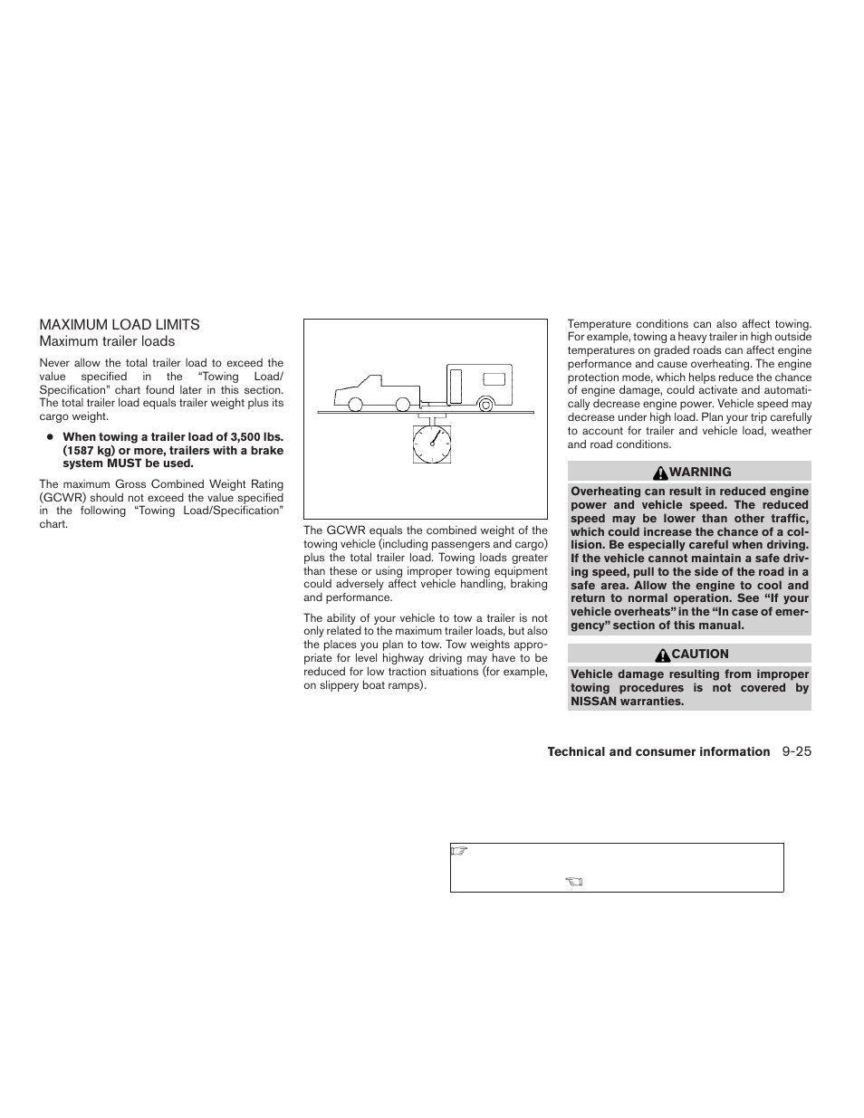 Maximum load limits -25 | NISSAN 2009 Frontier User Manual | Page 343 / 366