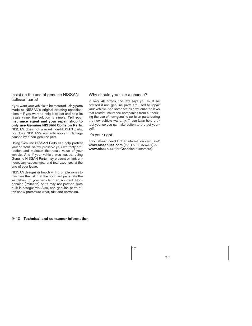 NISSAN 2009 Frontier User Manual | Page 358 / 366