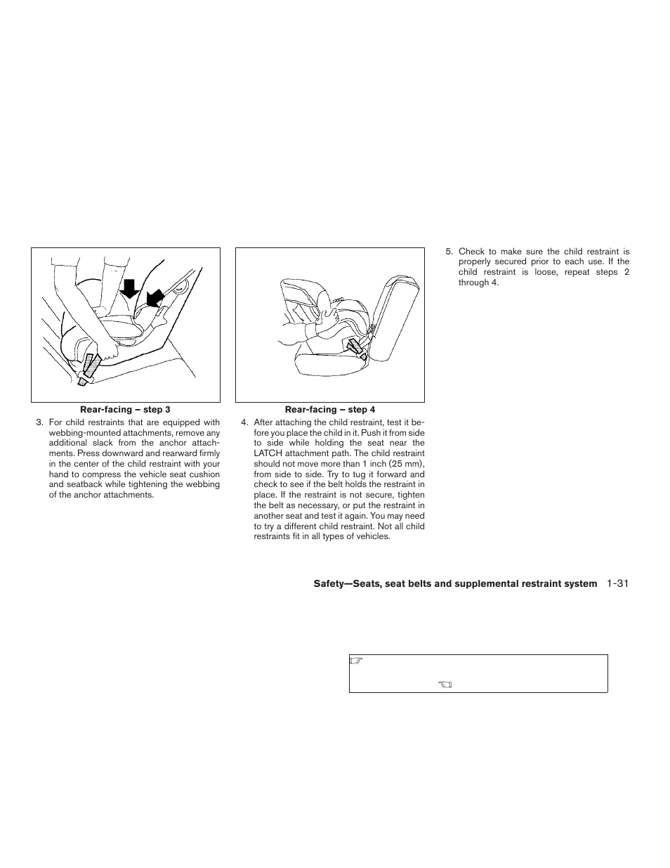 NISSAN 2009 Frontier User Manual | Page 49 / 366