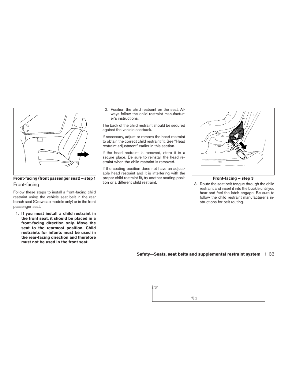 NISSAN 2009 Frontier User Manual | Page 51 / 366