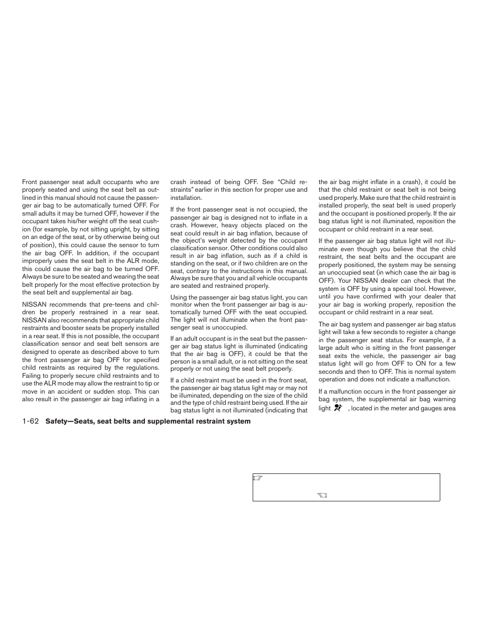 NISSAN 2009 Frontier User Manual | Page 80 / 366