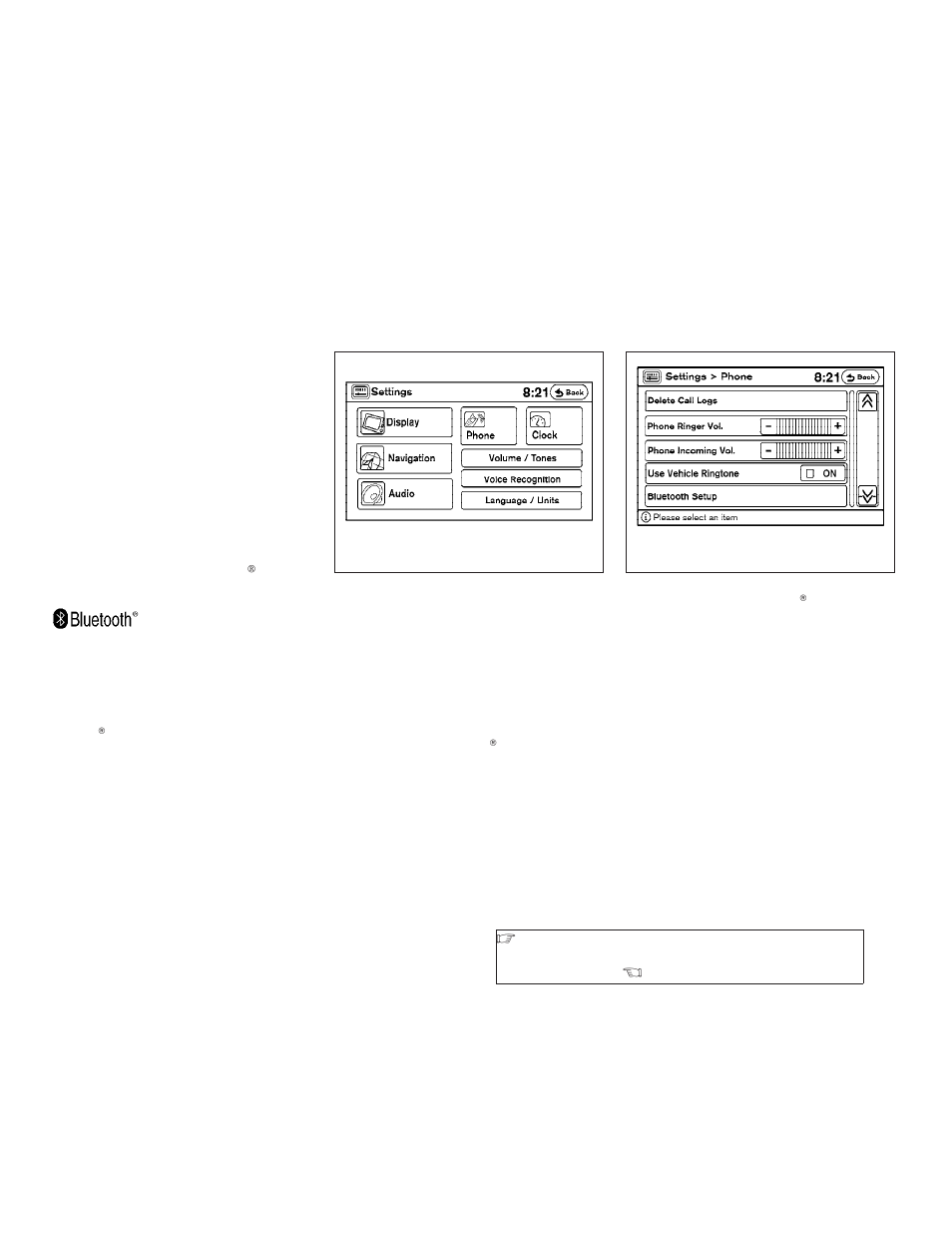 Voice commands -63 pairing procedure -63 | NISSAN 2009 Altima User Manual | Page 227 / 374