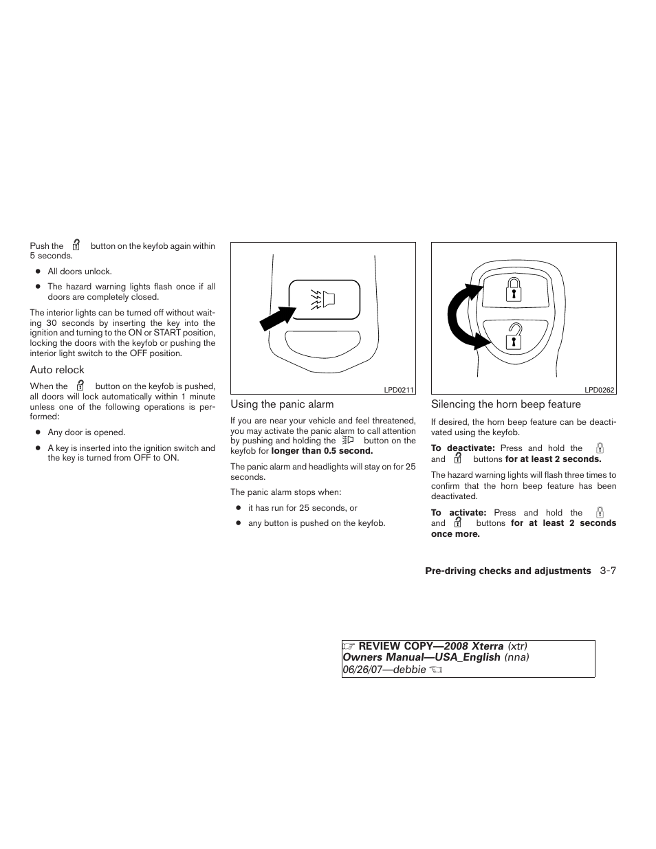 NISSAN 2008 Xterra User Manual | Page 131 / 320