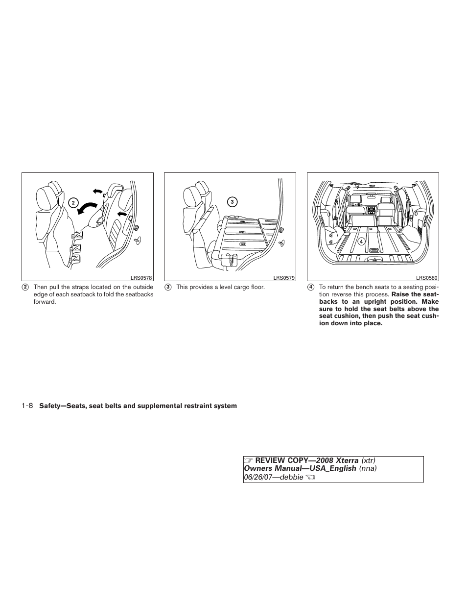 NISSAN 2008 Xterra User Manual | Page 24 / 320