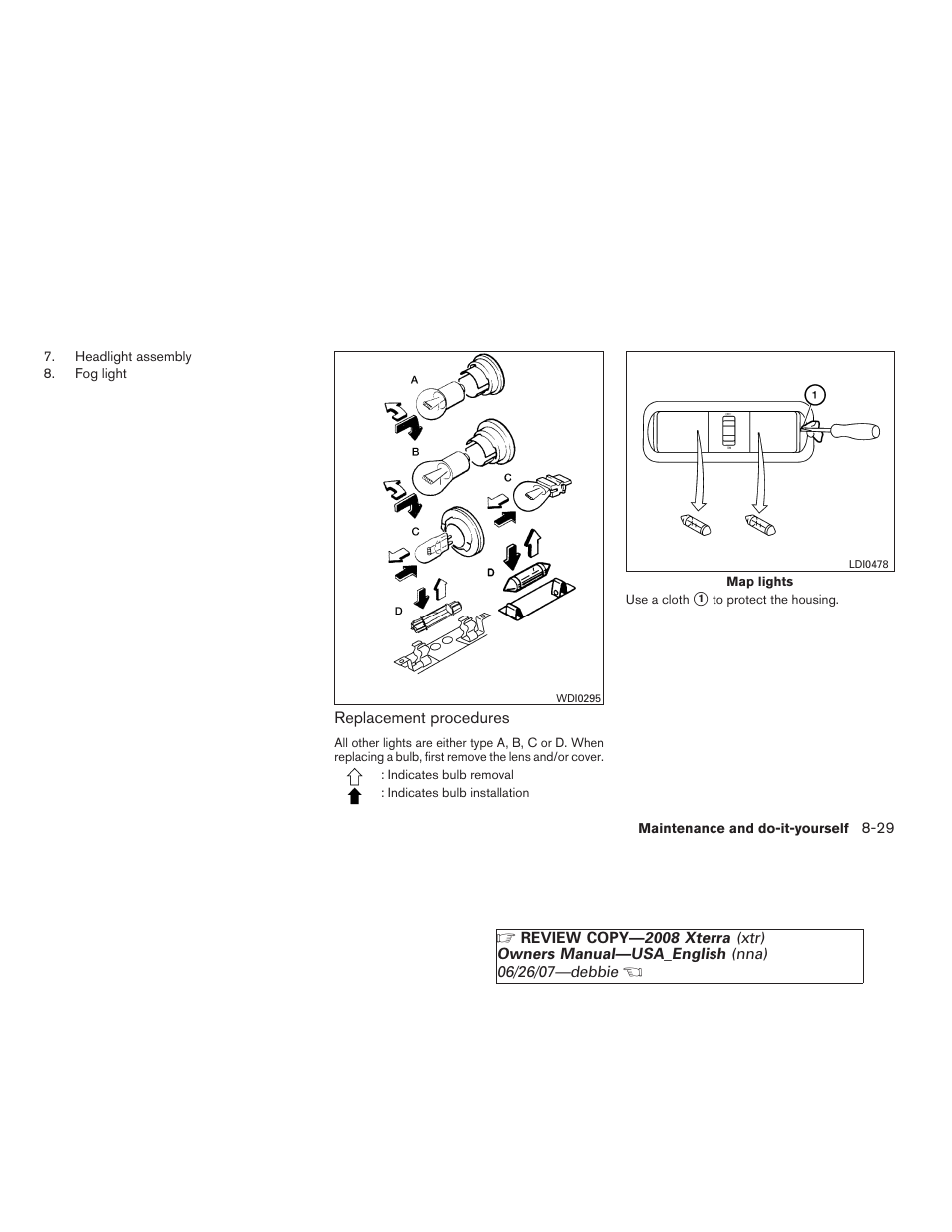 NISSAN 2008 Xterra User Manual | Page 267 / 320