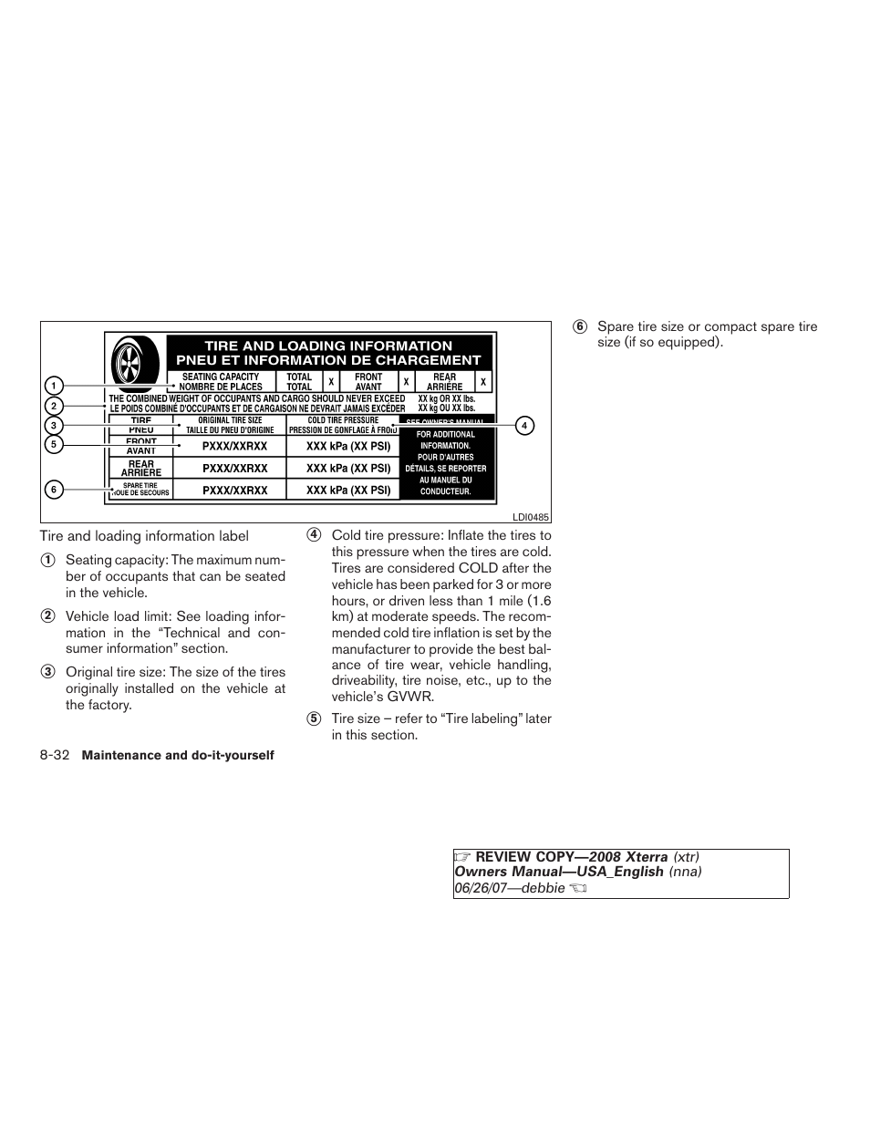 NISSAN 2008 Xterra User Manual | Page 270 / 320