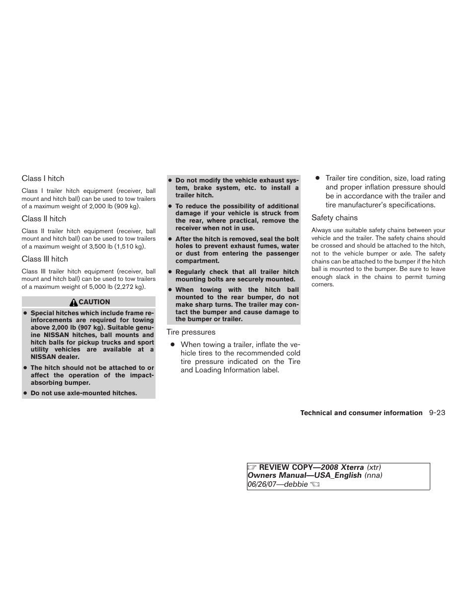 NISSAN 2008 Xterra User Manual | Page 301 / 320