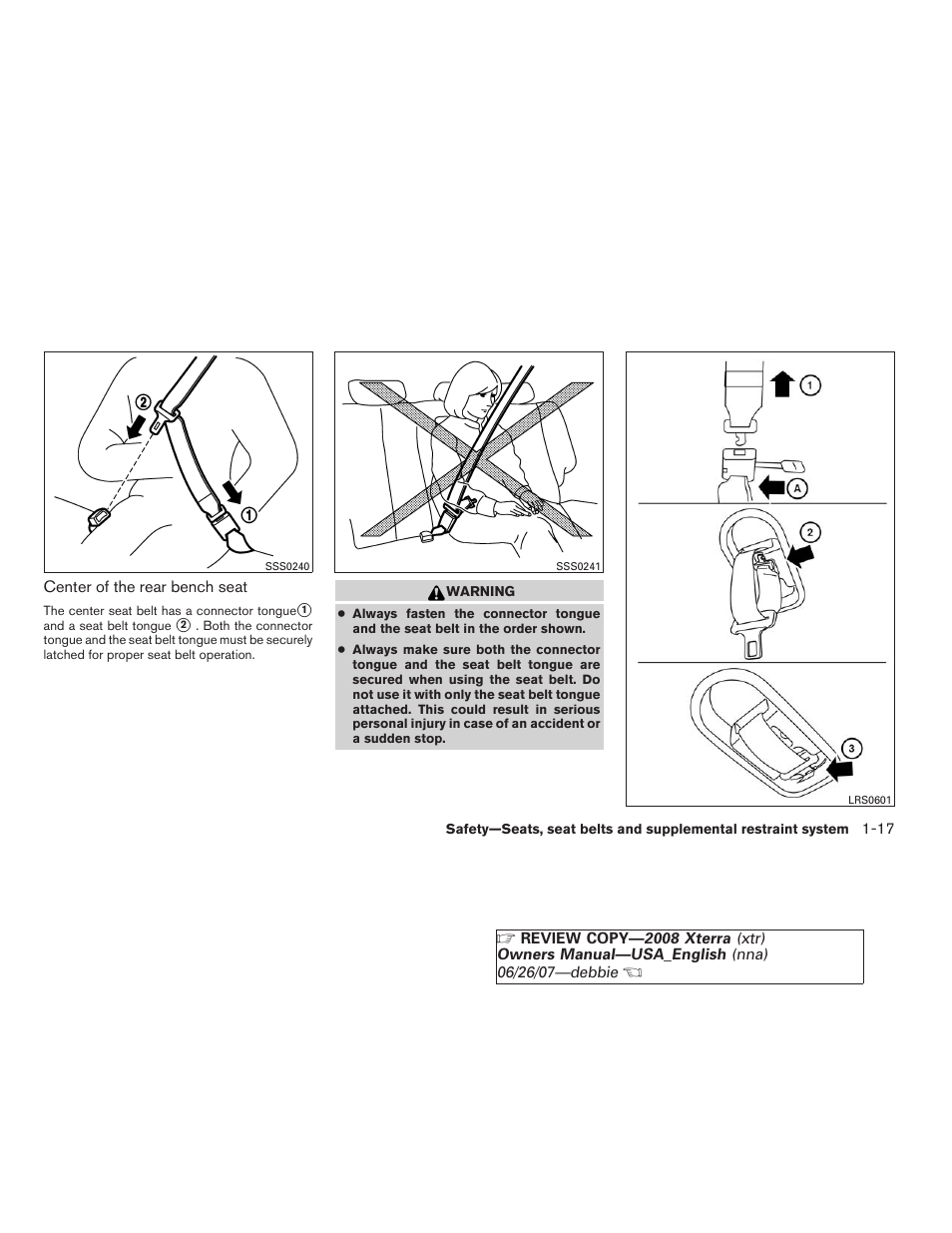 NISSAN 2008 Xterra User Manual | Page 33 / 320