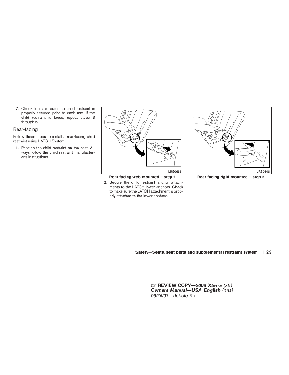 NISSAN 2008 Xterra User Manual | Page 45 / 320