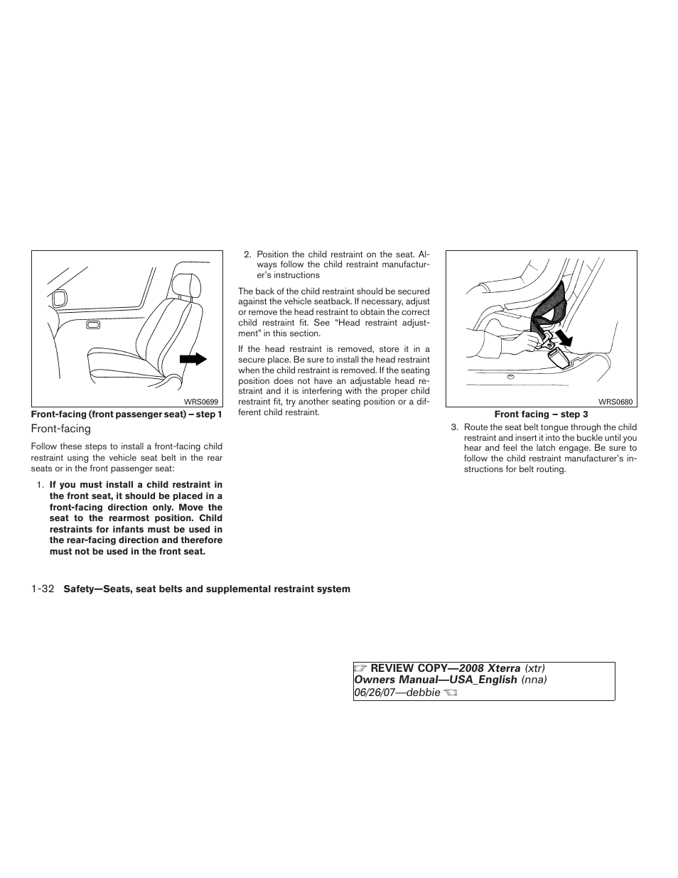 NISSAN 2008 Xterra User Manual | Page 48 / 320