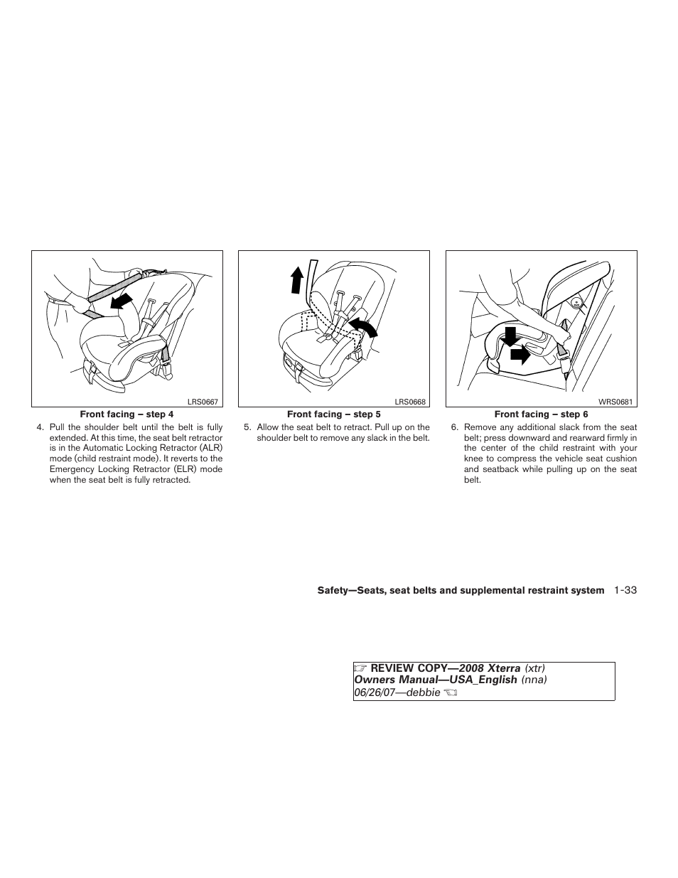 NISSAN 2008 Xterra User Manual | Page 49 / 320