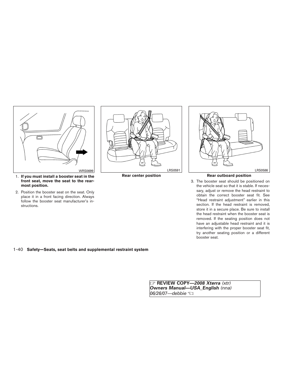 NISSAN 2008 Xterra User Manual | Page 56 / 320