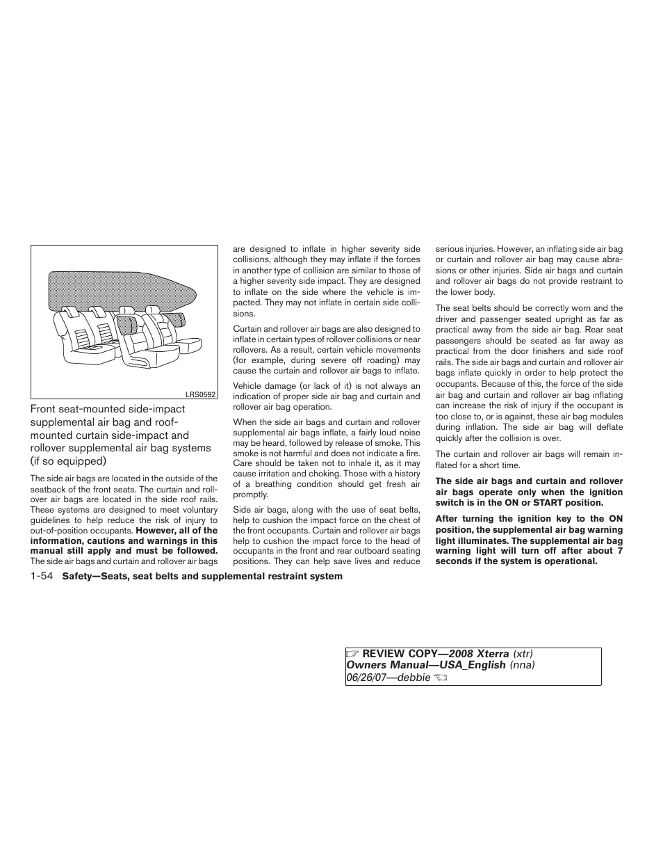 NISSAN 2008 Xterra User Manual | Page 70 / 320