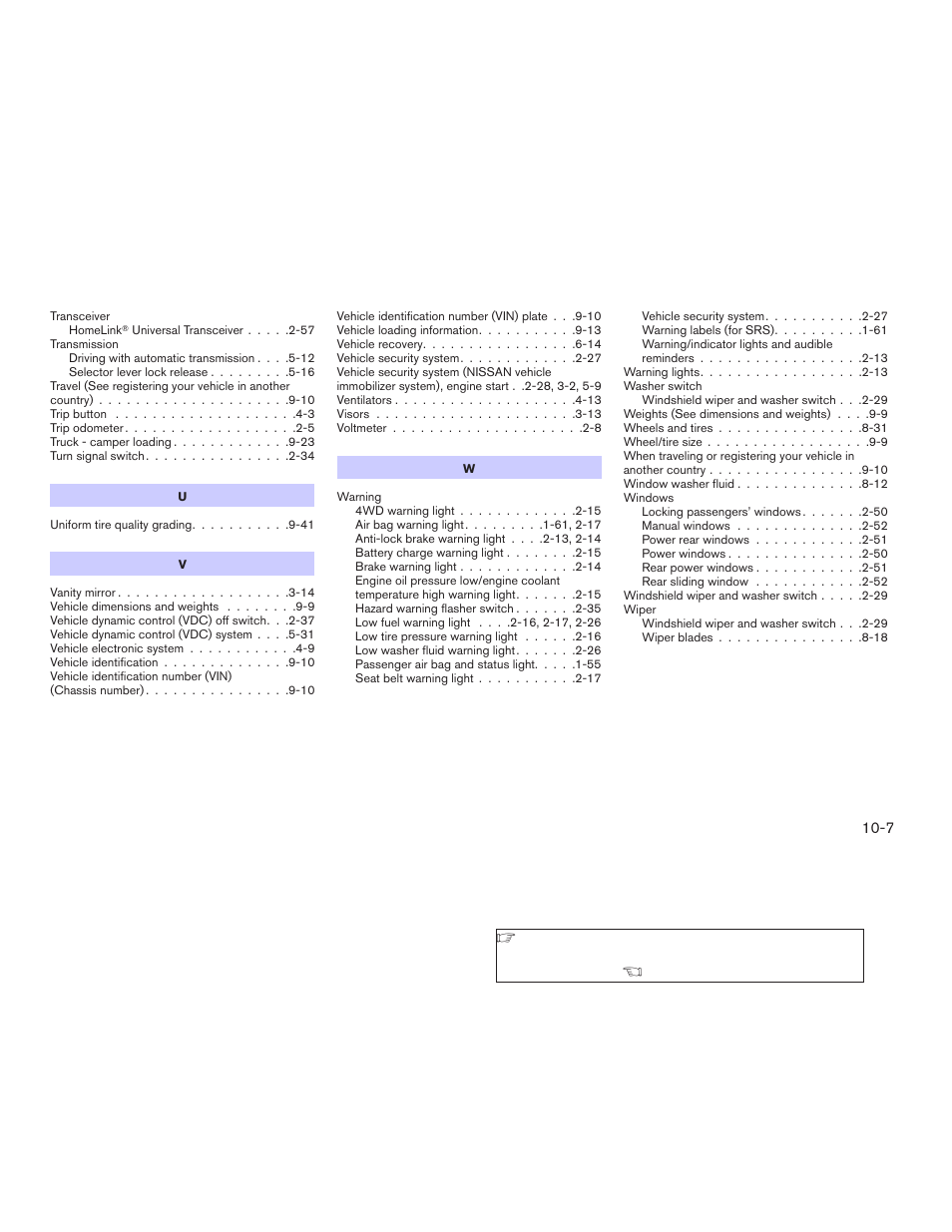 NISSAN 2008 Titan User Manual | Page 401 / 408