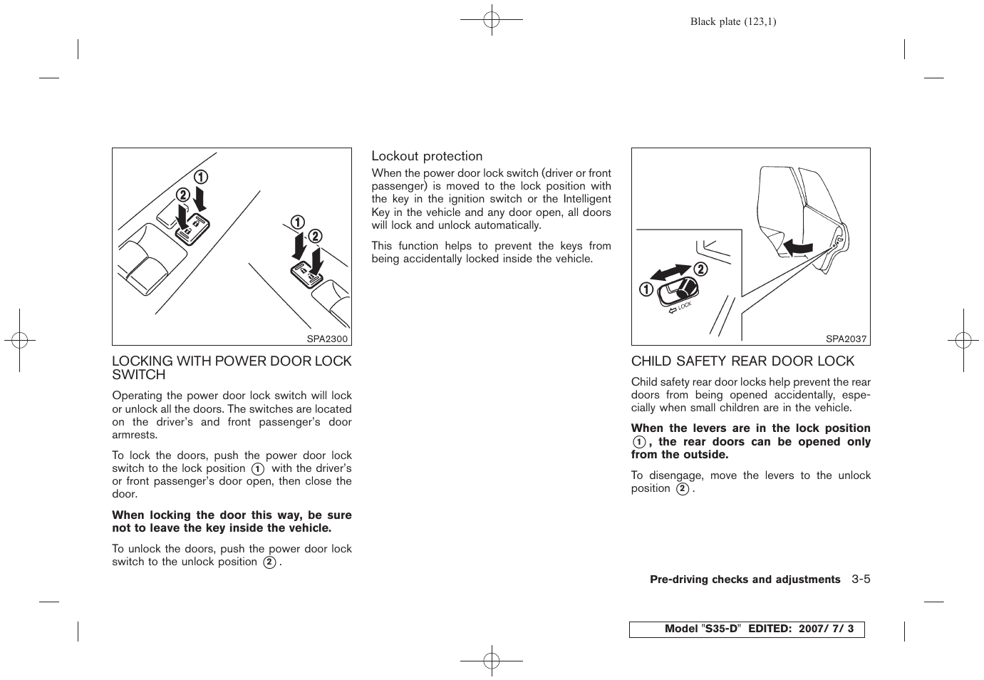 NISSAN 2008 Rogue User Manual | Page 121 / 309