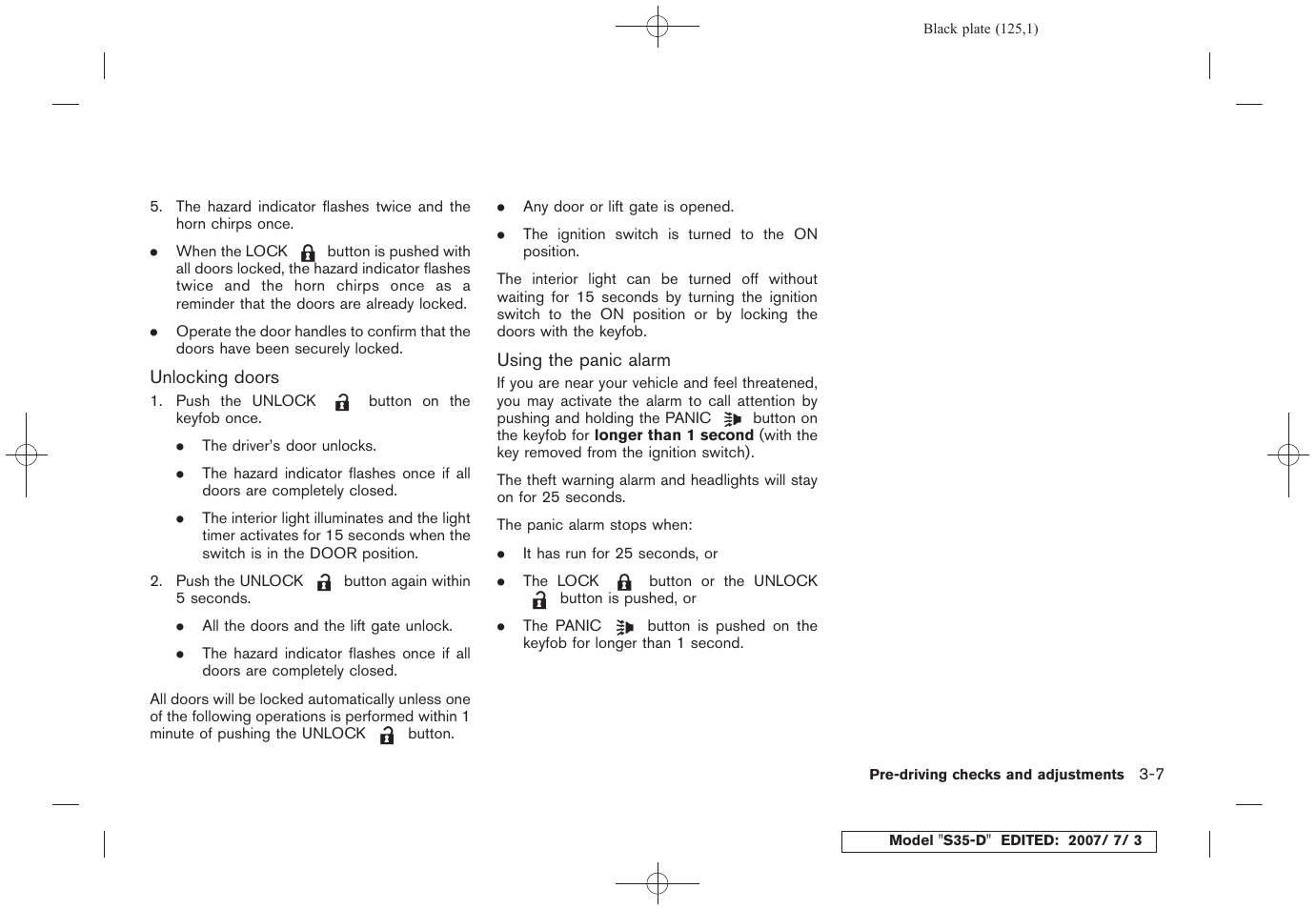 NISSAN 2008 Rogue User Manual | Page 123 / 309