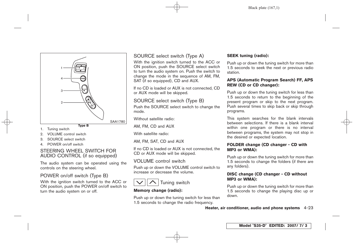 NISSAN 2008 Rogue User Manual | Page 165 / 309