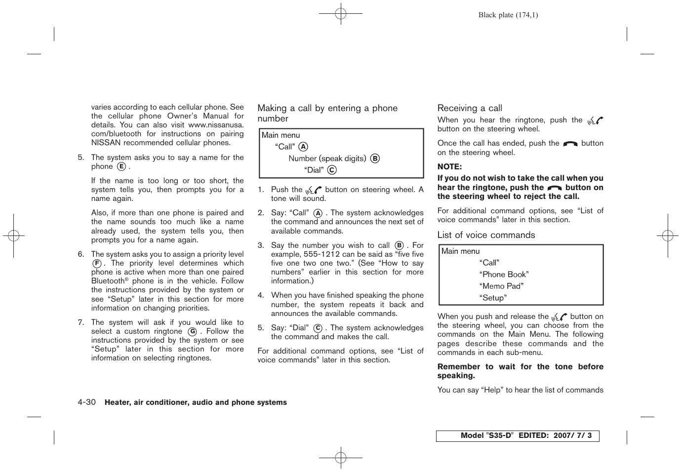 NISSAN 2008 Rogue User Manual | Page 172 / 309