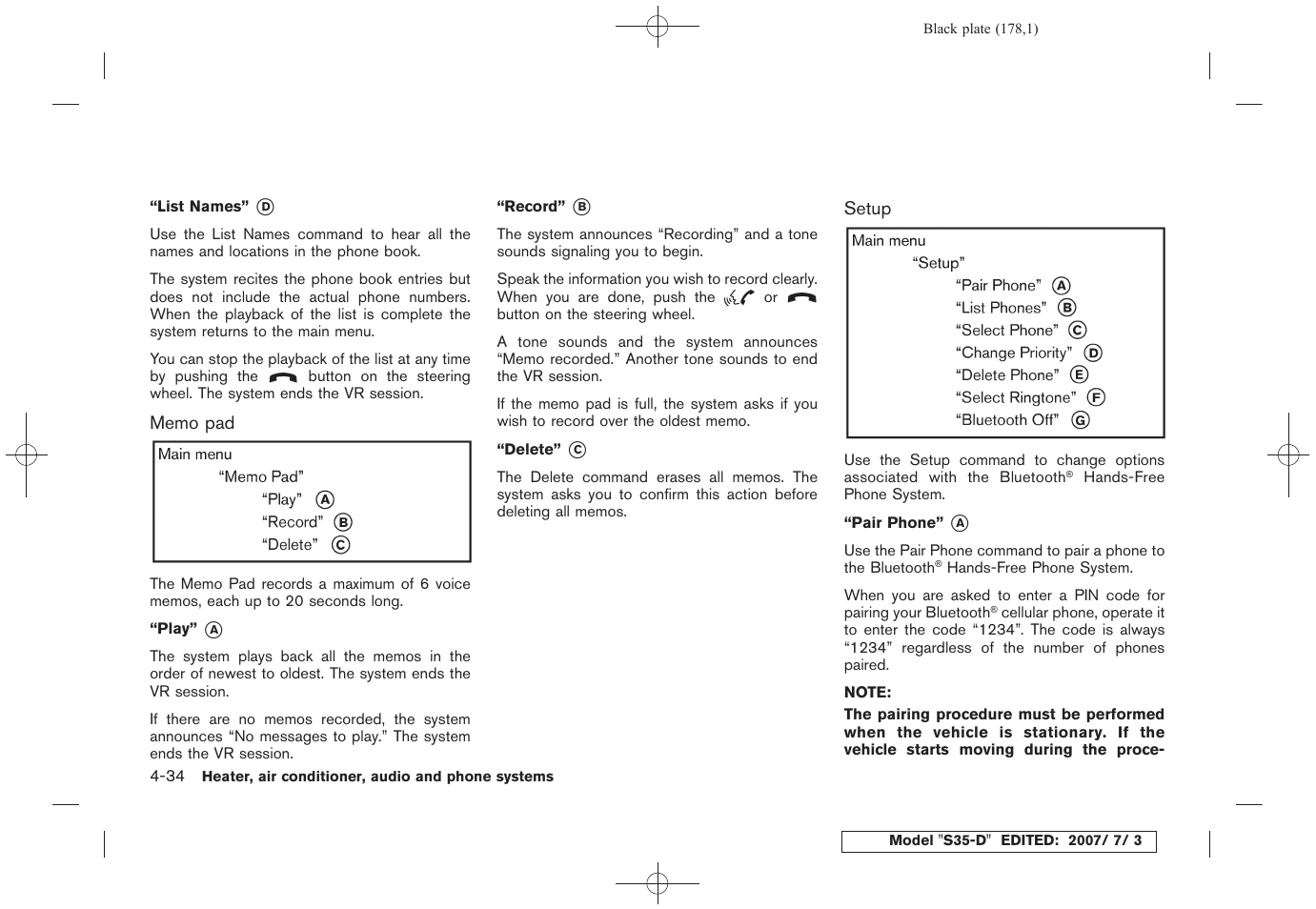NISSAN 2008 Rogue User Manual | Page 176 / 309