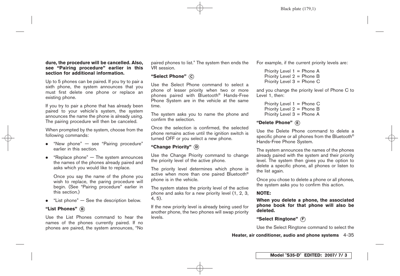 NISSAN 2008 Rogue User Manual | Page 177 / 309