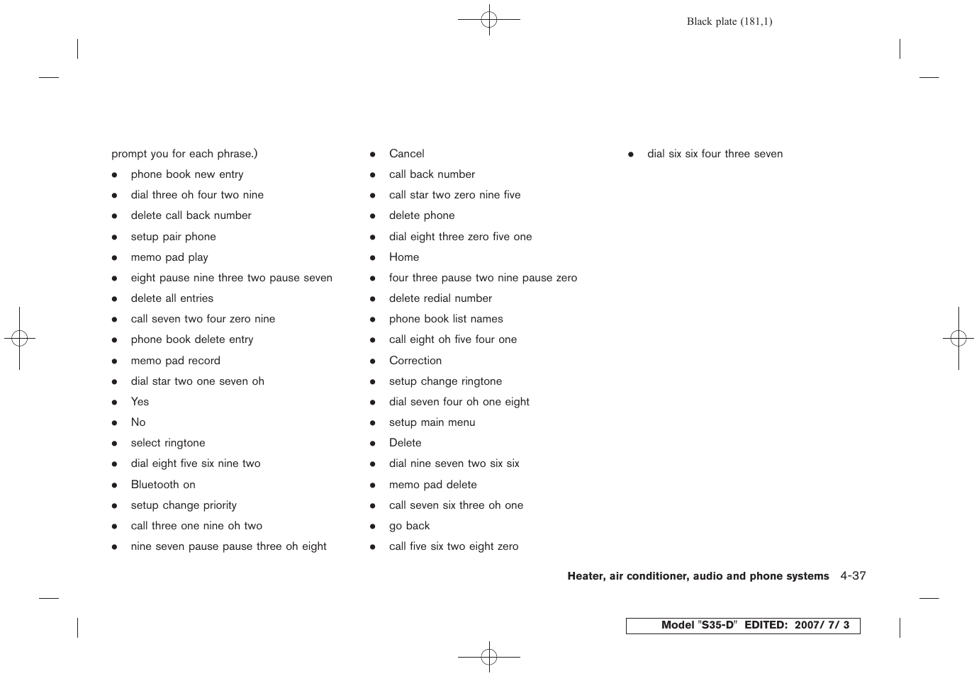 NISSAN 2008 Rogue User Manual | Page 179 / 309