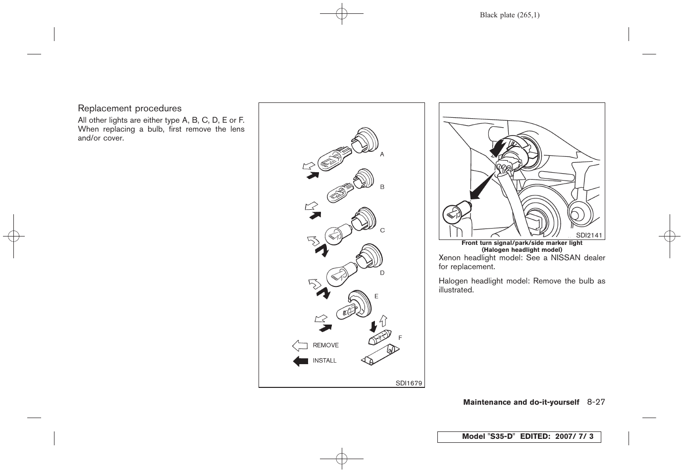 NISSAN 2008 Rogue User Manual | Page 258 / 309