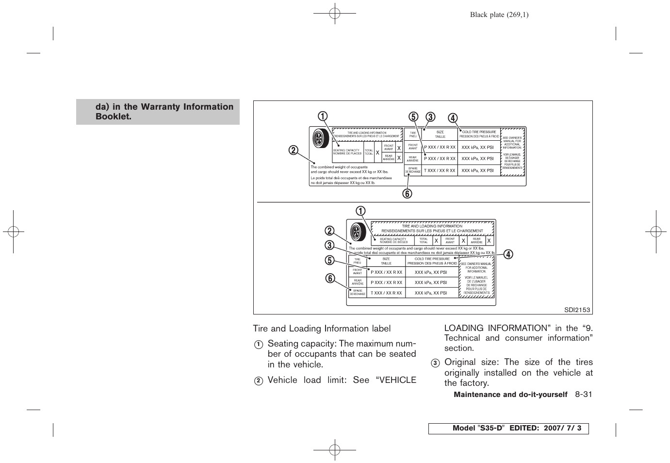 NISSAN 2008 Rogue User Manual | Page 262 / 309