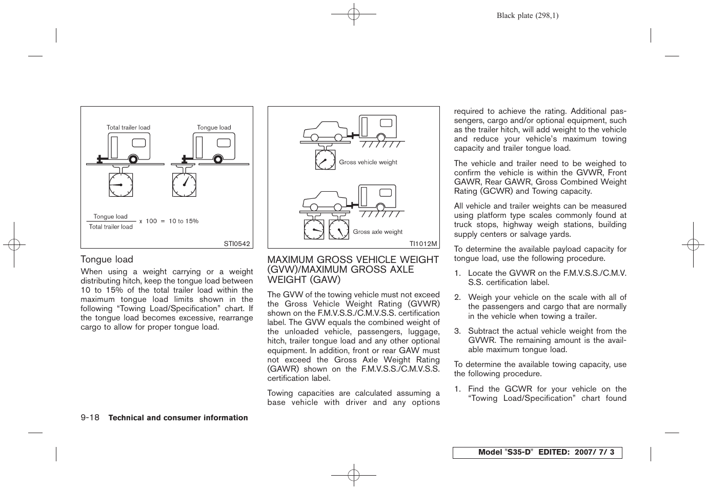 NISSAN 2008 Rogue User Manual | Page 289 / 309