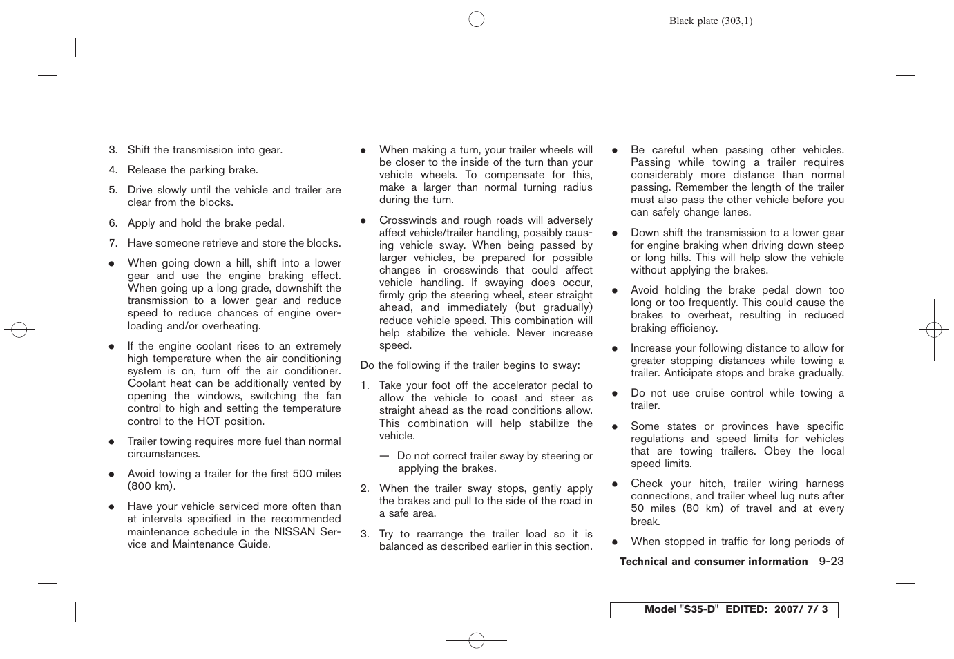 NISSAN 2008 Rogue User Manual | Page 294 / 309