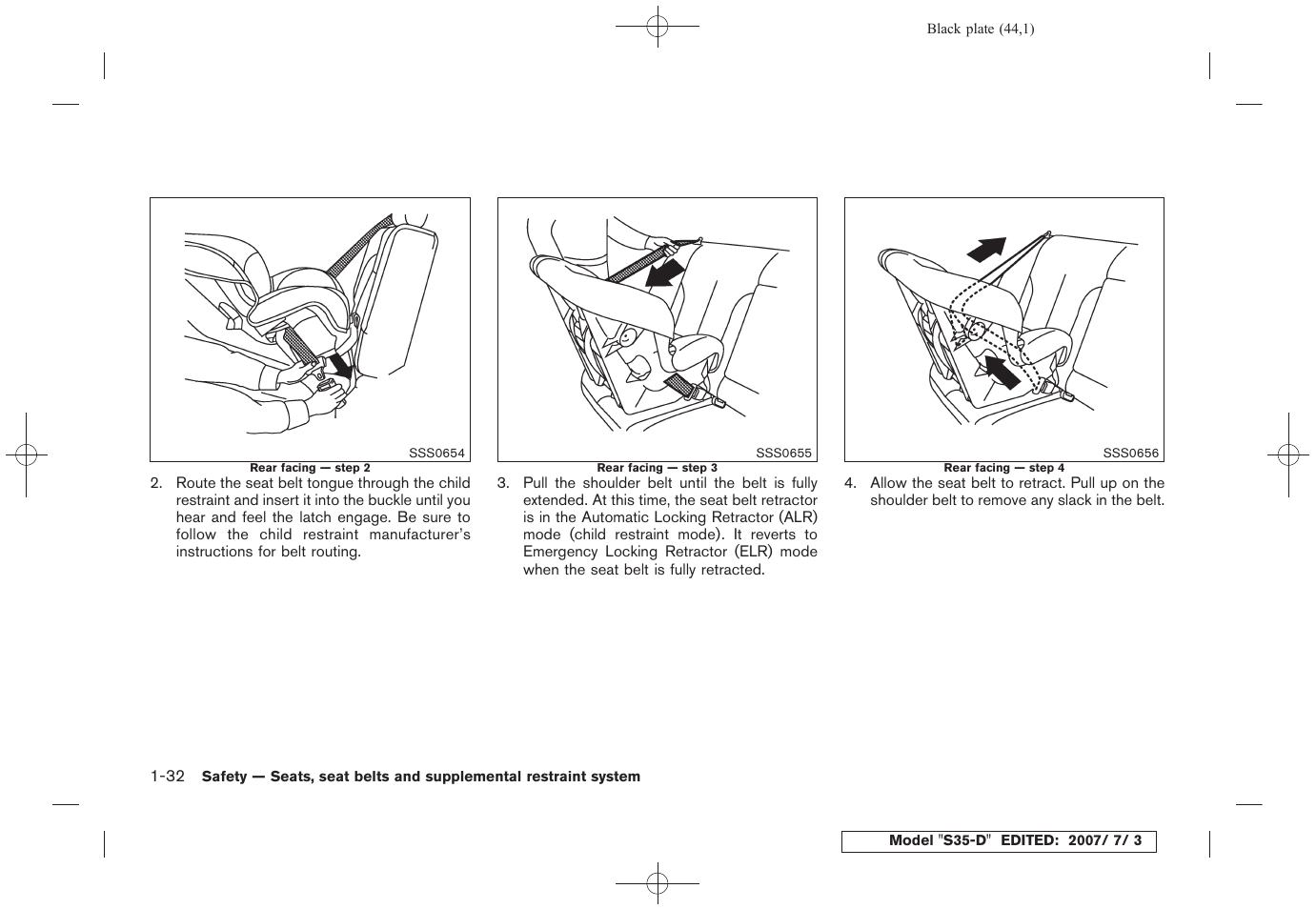 NISSAN 2008 Rogue User Manual | Page 45 / 309