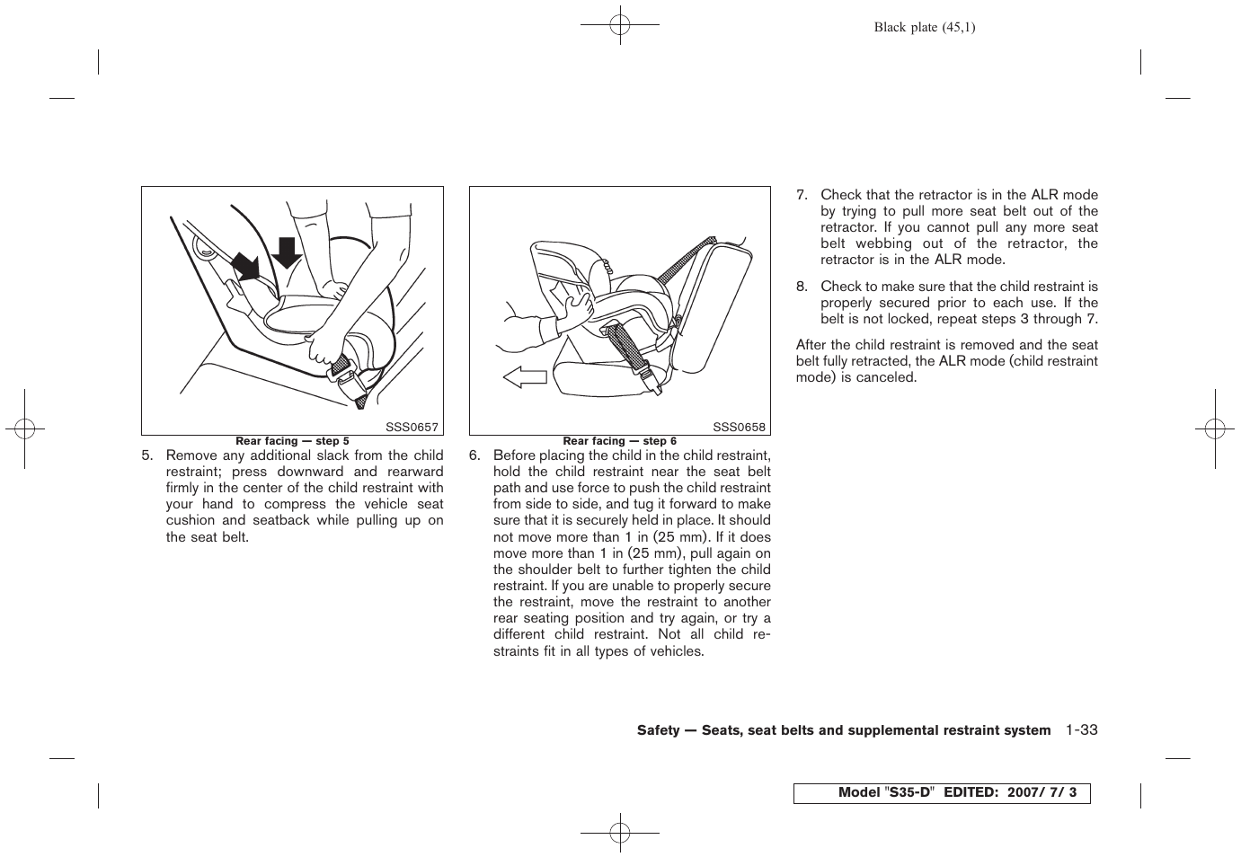 NISSAN 2008 Rogue User Manual | Page 46 / 309
