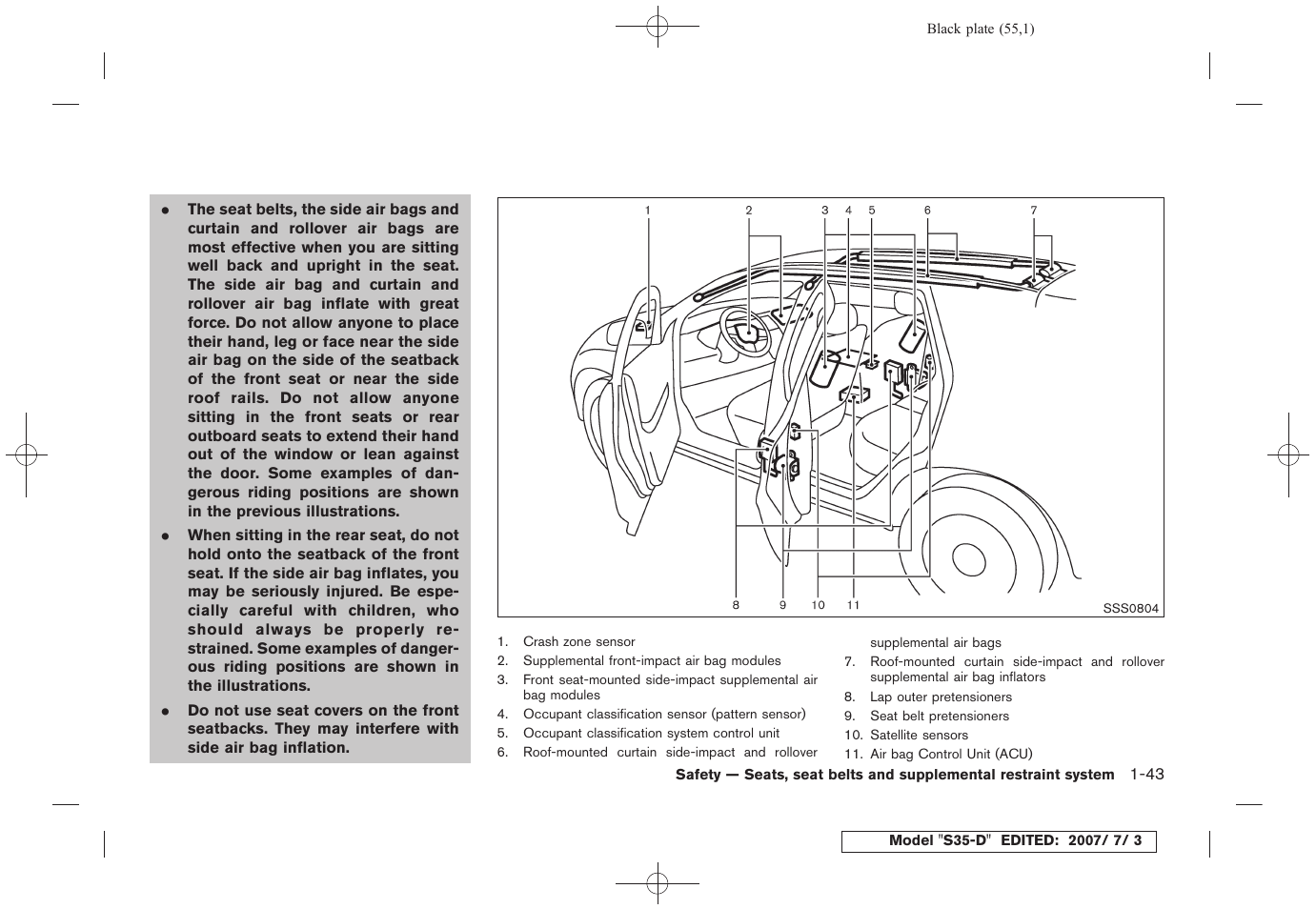 NISSAN 2008 Rogue User Manual | Page 56 / 309