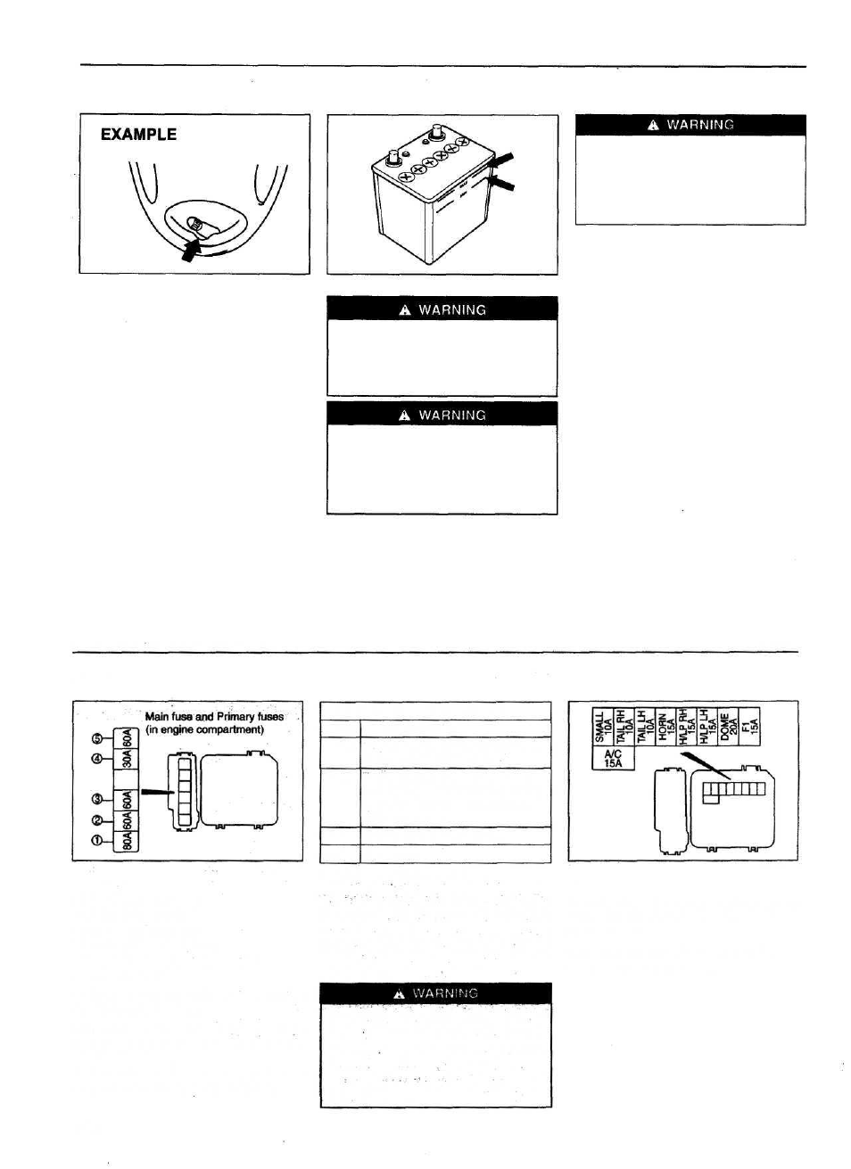 Suzuki 1999 Baleno User Manual | Page 52 / 65