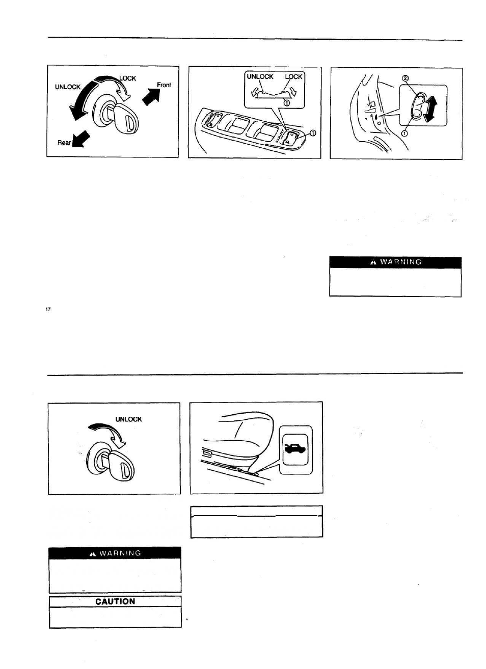 Caution | Suzuki 1999 Baleno User Manual | Page 8 / 65