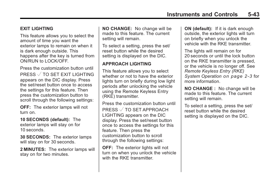 Instruments and controls 5-43 | Saturn 2010 VUE User Manual | Page 153 / 398