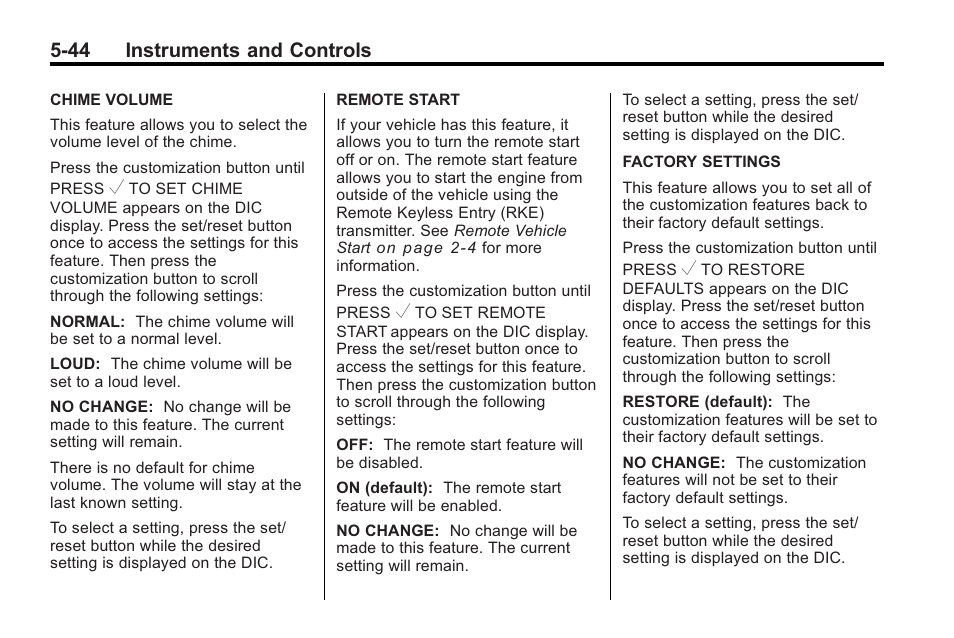 44 instruments and controls | Saturn 2010 VUE User Manual | Page 154 / 398