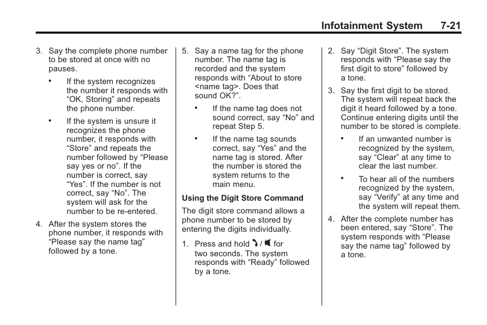 Infotainment system 7-21 | Saturn 2010 VUE User Manual | Page 187 / 398