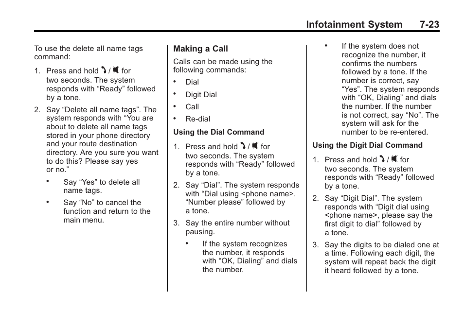 Infotainment system 7-23 | Saturn 2010 VUE User Manual | Page 189 / 398