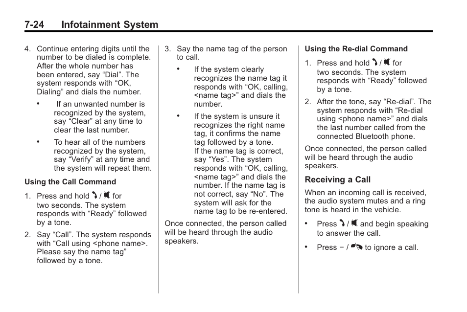 24 infotainment system | Saturn 2010 VUE User Manual | Page 190 / 398