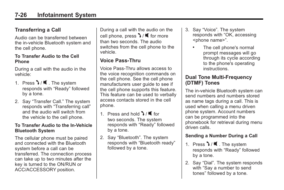 26 infotainment system | Saturn 2010 VUE User Manual | Page 192 / 398