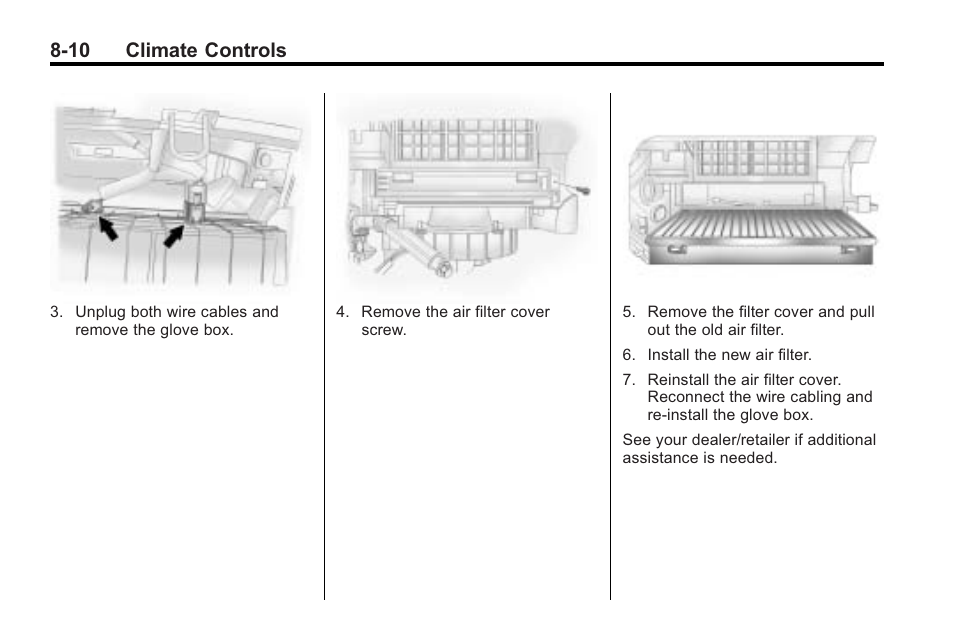 10 climate controls | Saturn 2010 VUE User Manual | Page 204 / 398