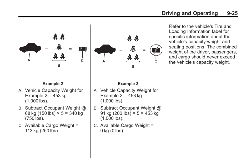 Driving and operating 9-25 | Saturn 2010 VUE User Manual | Page 229 / 398