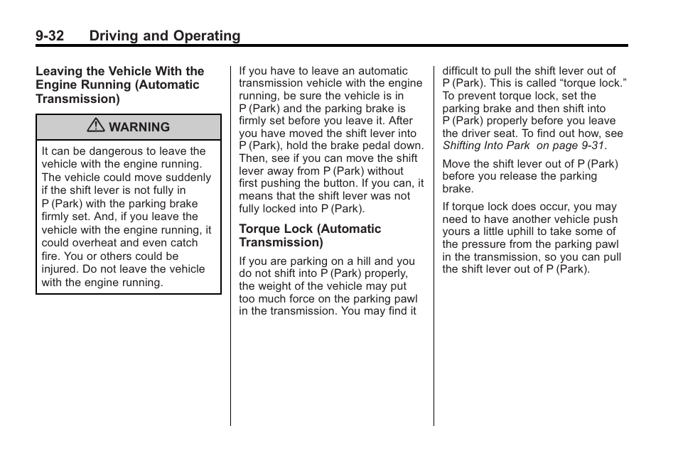 Saturn 2010 VUE User Manual | Page 236 / 398