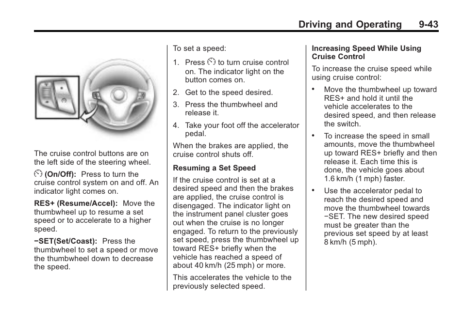 Driving and operating 9-43 | Saturn 2010 VUE User Manual | Page 247 / 398